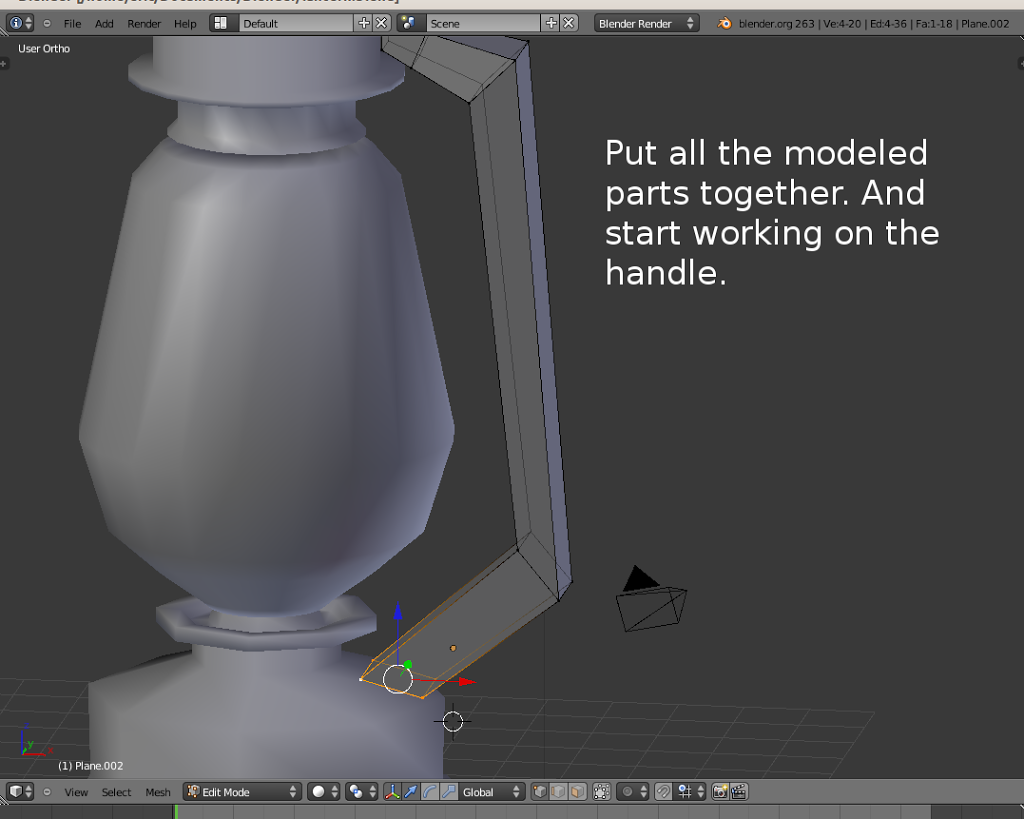 Lantern in Blender