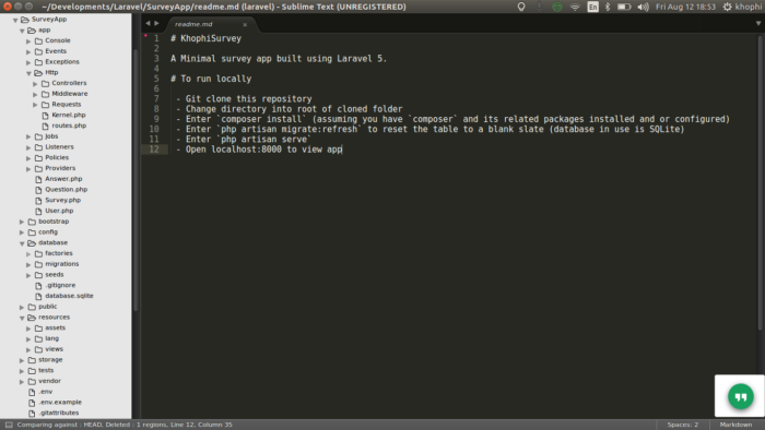 Folder Structure of Laravel