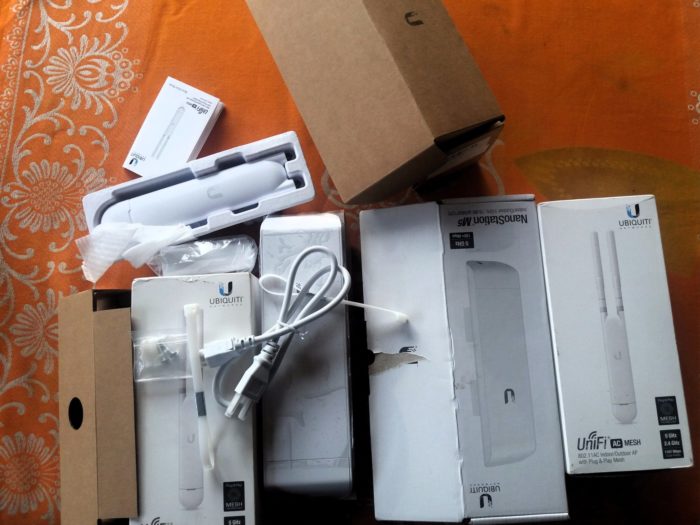 Unifi Meshes Unboxing
