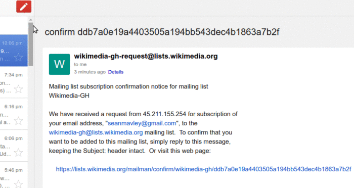 Send Email to Mailing List