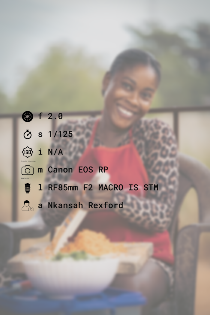 photo spec sheet example